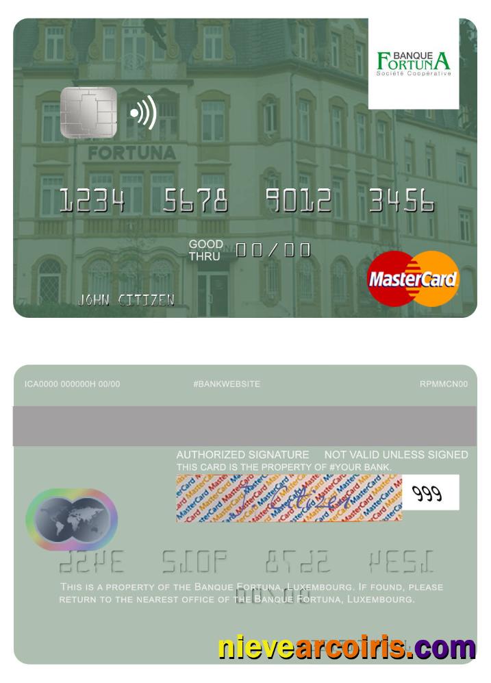 Luxembourg Banque Fortuna mastercard